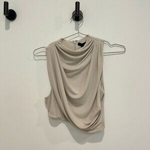 Inez Crop Top in Bone